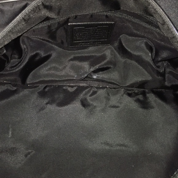 Coach black nylon Voyager Travel Duffel Gym Bag - Picture 8 of 8